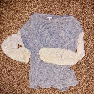 Long Sleeve Grey Sweater